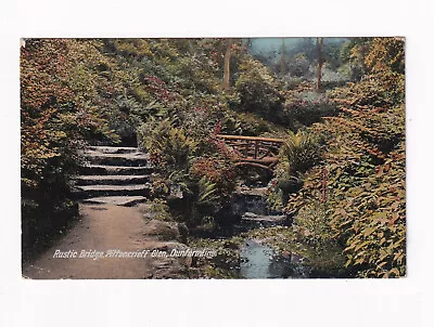Printed Postcard Rustic Bridge Pittencrieff Glen Dunfermline ( Scotland ) • £2.99