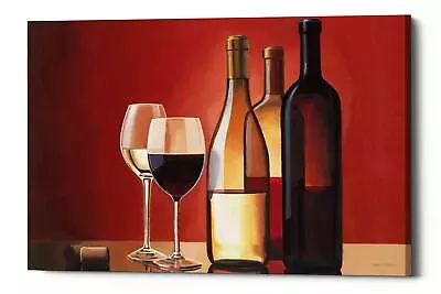 'Wine Trio' By Marco Fabiano Canvas Wall Art 18 X12  • $73.01