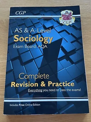 NEW - CGP AS & A-Level Sociology (Exam Board AQA) Complete Revision & Practice • £10