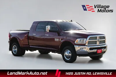 2018 Dodge Ram 3500 Laramie 4x4 Mega Cab 6'4 Box • $47995