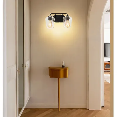 Wall Sconce Lighting Bathroom Glass Vanity Light Fixture Wine Glass-shaped  • $28.50