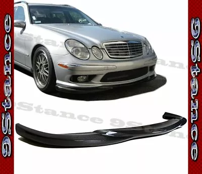 GH Style CFRP Carbon Fiber Drill On Front Lip For 03-06 W211 E55AMG Bumper ONLY • $399.99