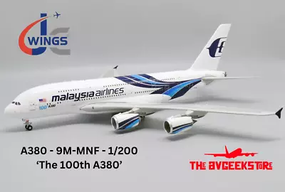 Malaysia Airlines - A380 (The 100th A380) - 9M-MNF - 1/200 - JC Wings - JC20058 • £154.95