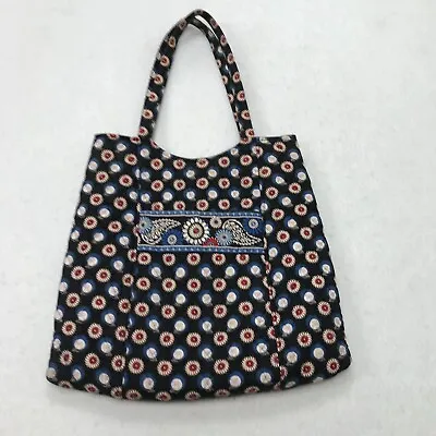 Vera Bradley Night Owl Shoulder Bag Tote Purse Quilted RETIRED Two Handle Top • $30