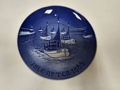 B & G Bing And Grondahl Denmark 1966 Annual 7  Christmas Plate   Jule After  • $4.99