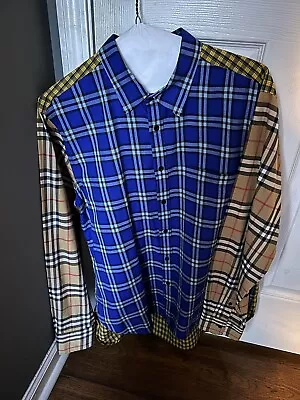 Mens Burberry Shirt Xxl • $56