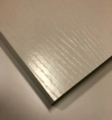 £1.95 • Buy 15mm WHITE ASH Melamine Faced Chipboard Shelving Board 1200mm Lengths