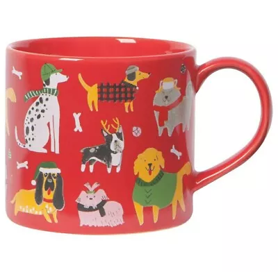 Danica Jubilee Yule Dogs Christmas Mug In A Box 14 Oz Dachshund Dalmatian + NEW • $19.95