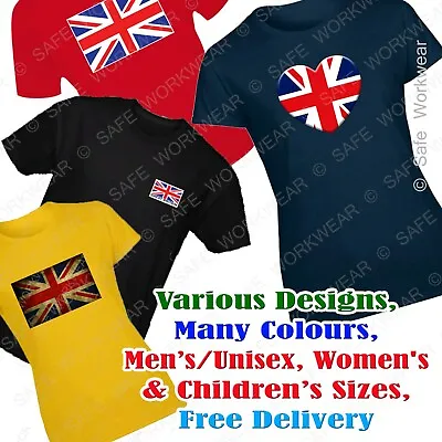 Union Jack/ England Scotland/ Plain Tshirt Many Design Size & Colour Cleararance • $7.45