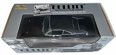 ERTL American Muscle Body Shop Bullitt 1968 Black Dodge Charger 1:18 Diecast • $179.99