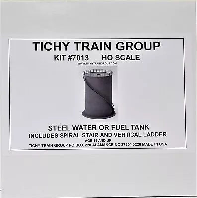 HO Scale Tichy Train Group 7013 Cylindrical Steel Water Tank Kit • $16.95