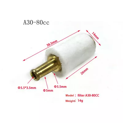 1PC Fuel Tank Filter 30-80CC Airplane RC Model DIY Kits • $9.99