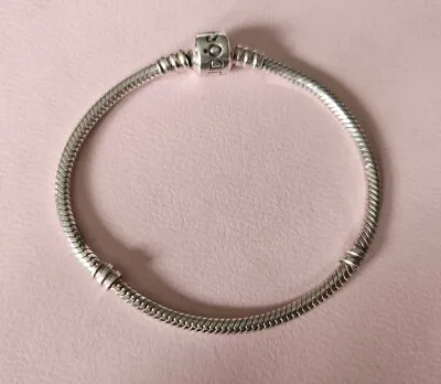 Genuine Silver Pandora Moments Snake Charm Bracelet 18cm 925 ALE • £0.99