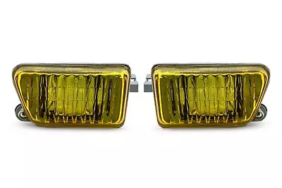 VW Golf Jetta MK2 Front Fog Lights Set Yellow Lamps Pair Driver Passenger • $111.78