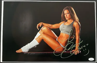 BROOKE TESSMACHER Signed Autographed 11x17 Photo TNA Wrestling JSA SS46797 • $99.95