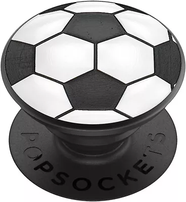 $28.83 • Buy PopSockets PopGrip Premium Soccer Ball Padded Black And White