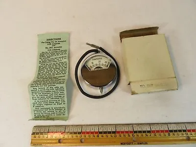 Vintage Ademco Ammeter 0 To 35 Amperes No. 243 W Directions Box • $21.95