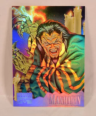 Mandarin Holoflash Marvel Masterpieces Fleer 1995 Tracing Card 4 • $100