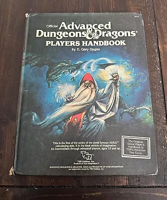 1978 TSR Advanced Dungeon & Dragons Players Handbook Gary Gygax. Exc Condition • $99.99