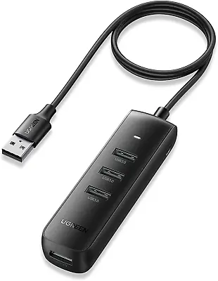 $33.73 • Buy UGREEN USB Hub, 4 Port Powered USB Adapter USB 3.0 Splitter For PC Laptop IMac S