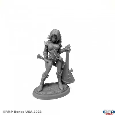 Reaper Bones USA 30131 ASTRID ELF CHRONICLER ELF BARD • $4.95