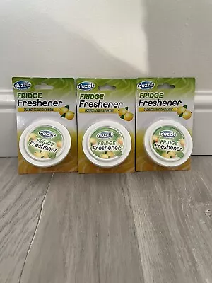 £5.25 • Buy 2 Pack Duzzit Fresh Lemon Oval Fridge Freshener Odour Eliminator