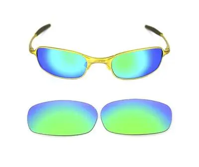  New Polarized Custom Green Lens For Oakley Square Wire 2.0 Sunglasses • $42.57