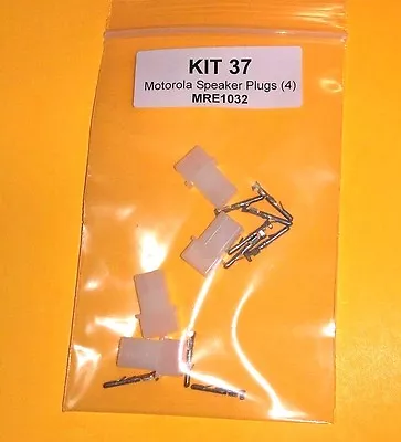 KIT 37 Motorola Speaker Plug Connector Spectra Syntor   • $3.99