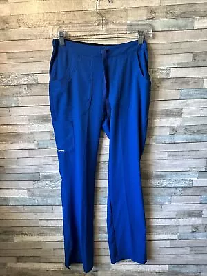 Women’s Skechers By Barco Scrub Pants Cargo Drawstrings Blue Size Xs • $10.50