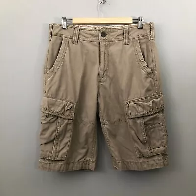 Fat Face Cargo Shorts Beige W 32 Combat Carpenter Utility Heavyweight Cotton • £26.99