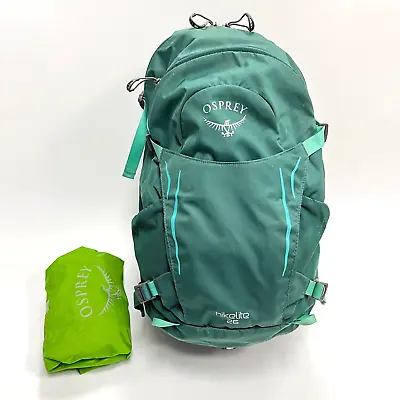 Osprey Hikelite 26L Hiking Backpack Daypack Green With Rain Cover • $74.10