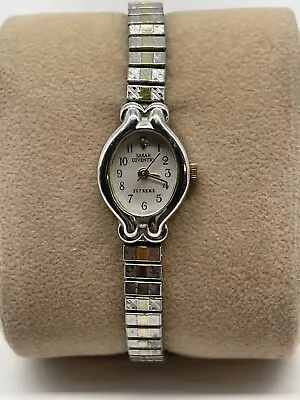 Sarah Coventry Supreme Ladies Stretch Watch Vintage NOT WORKING MAY NEED BATTERY • $13.49