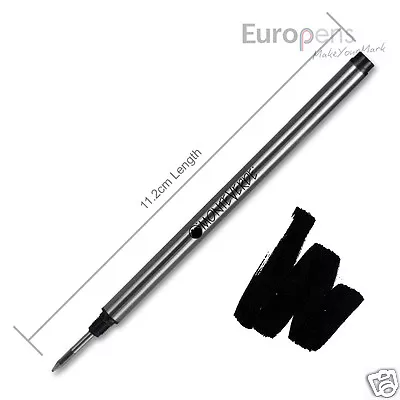 Montblanc Rollerball Pen Refills Black  Classique  -  Compatible Monteverde F-M • $8.64