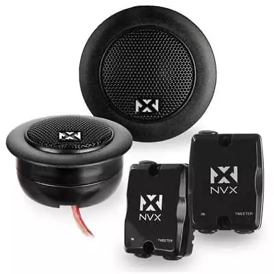 NVX VSPTW 450W Peak (150W) RMS 1  (25mm) V-Series Silk-Dome Tweeters • $49.99