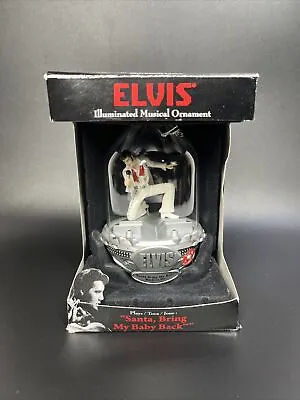 Santas Best  ELVIS  Illuminated Musical Ornament Santa Bring My Baby Back To Me • $26.95