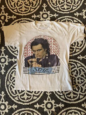 $139.99 • Buy Vintage 1984 Adam Ant Strip Tour T Shirt Size S/M New Wave Pop Punk RARE