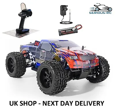 HSP RC Car Monster Truck Remote Controlled 1:10 Scale Ready To Run With Battery • £139.99