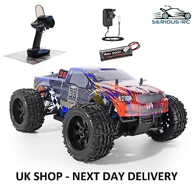 HSP RC Monster Truck Remote Controlled Car 1:10 Scale Ready To Run With Battery • £139.99