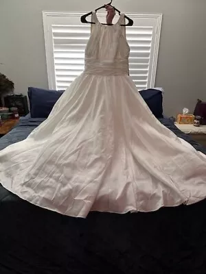 Davids Bridal Wedding Dress Size 14 With Pockets  • $275