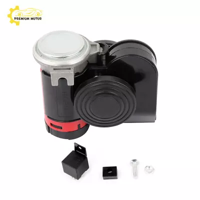For Motorcycle Car Truck SUV Electric Dual Tone Compact Air Horn Kit 12V 130DB • $19.19