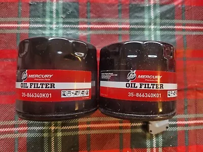 2 Mercury Mercruiser OEM Engine Oil Filter 35-866340K01 V8 4 Cylinder Lot Of 2 • $24.99