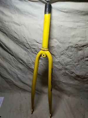 Vintage Rare Yokota Spinner Yellow Bicycle Front Fork Only • $99