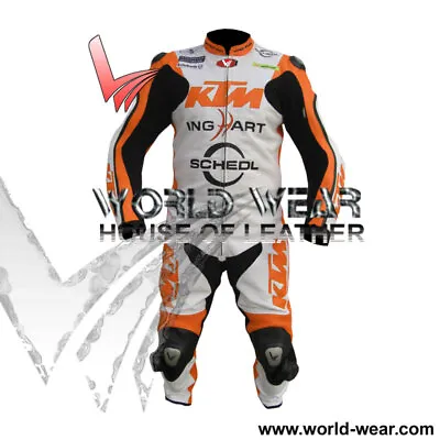 STEFAN NEBEL KTM 2014 MotoGP Motorbike Leather Racing Suit All Sizes • $439.99