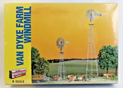 Walthers Cornerstone 933-3801 N Scale VAN DYKE FARM WINDMILL Kit • $28.80