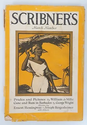 Ernest Hemingway Debut Publication Of  The Killers  Scribner's Magazine 1927 • $79