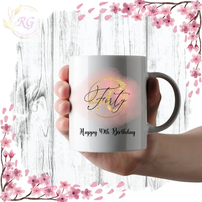 £10.99 • Buy Birthday Mug Gift Personalised  13th 18th 21st 40th 50th 60th 100th Any Age Mug
