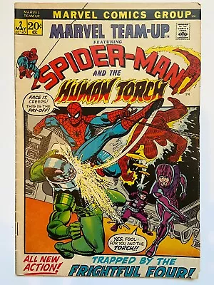 Marvel Team-Up #2 - 1972 Key Issue- Spidey & Torch Team-up • $35