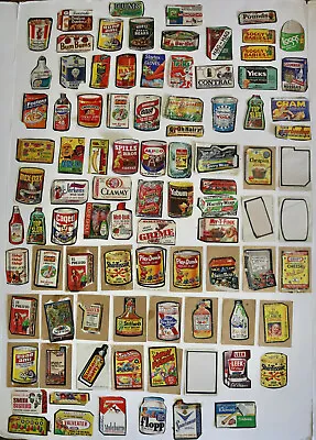 Wacky Packages Vintage Stickers Huge Lot In Distressed Condition • $67.19