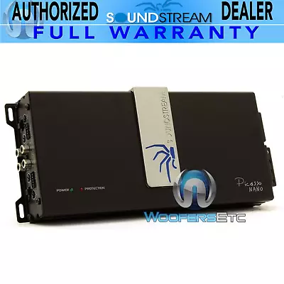 Soundstream Pn4.1000d 4 Ch Amp Picasso 2000w Speakers Car Motorcycle Amplifier • $176.99