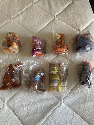 2000 Winnie The Pooh Friends McDonalds Happy Meal Toys - Full Set Of 8 - Sealed • £10